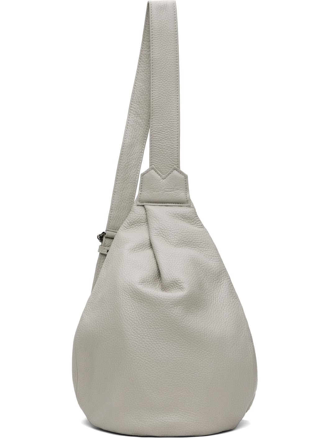 Gray Tuck Sling Small Bag - 1