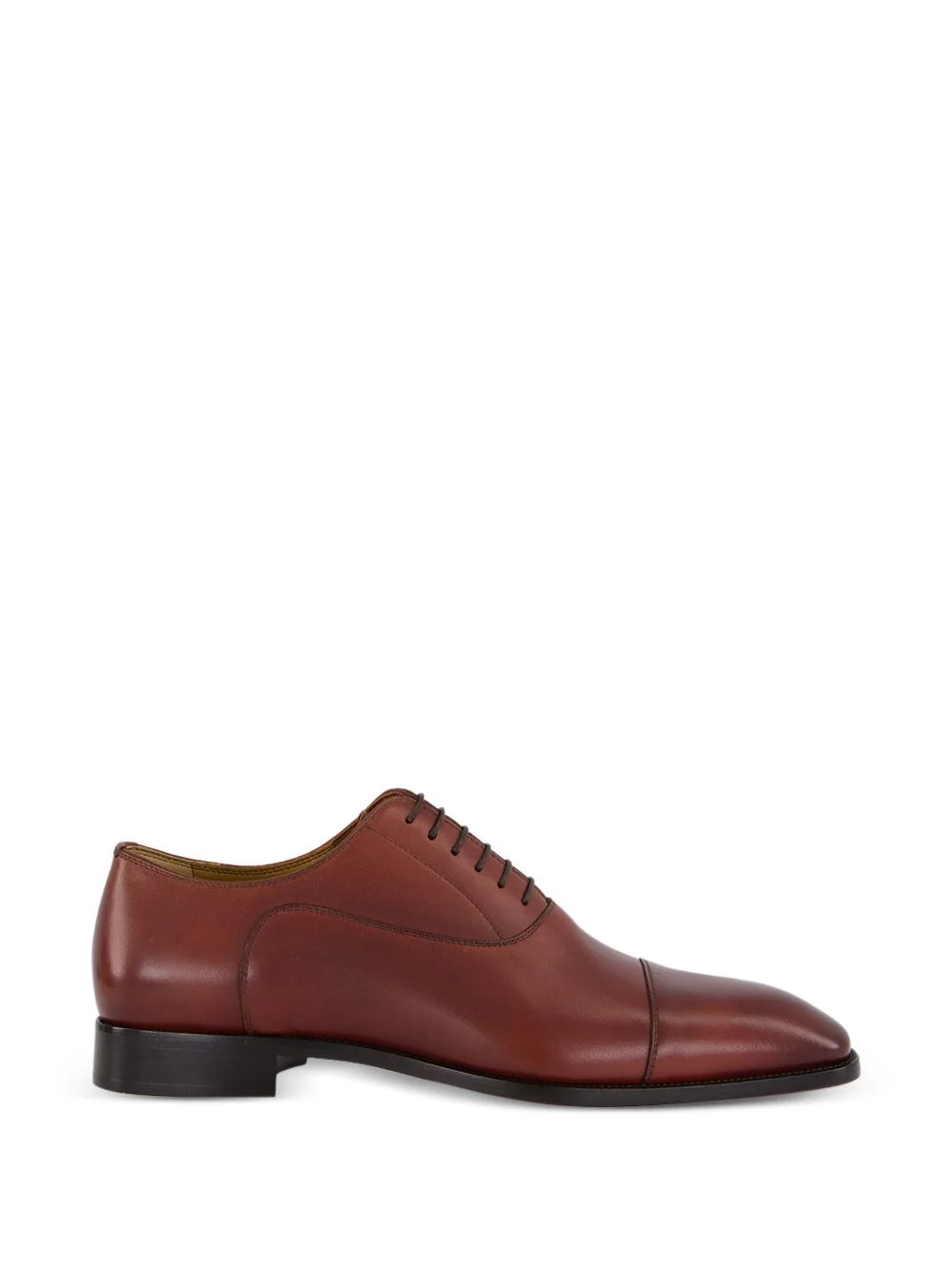 lace-up flat oxfords - 1