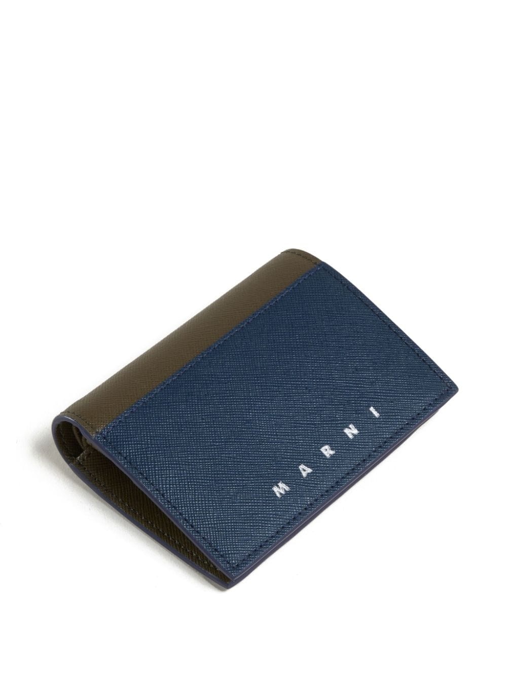 two-tone bi-fold leather wallet - 5