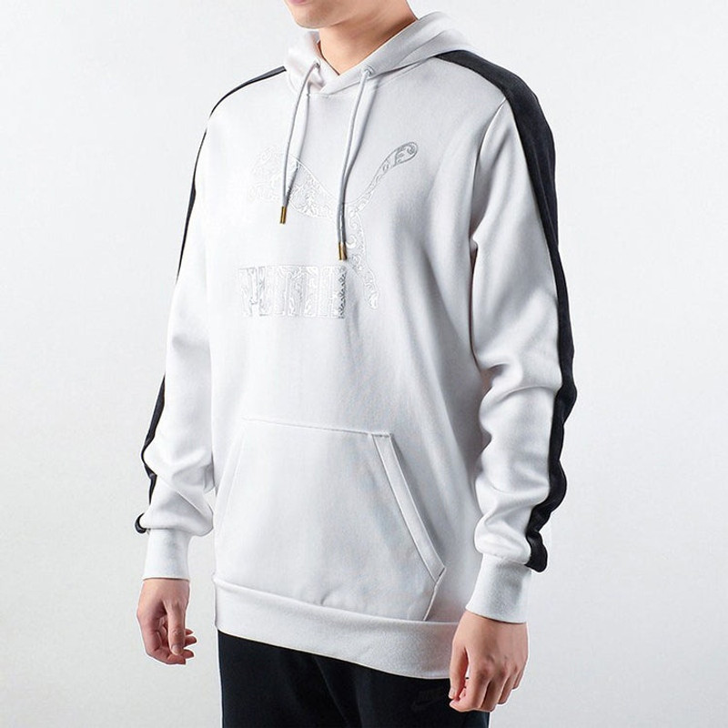 PUMA Men's PUMA Logo Printing Sports White 530304-02 outlook