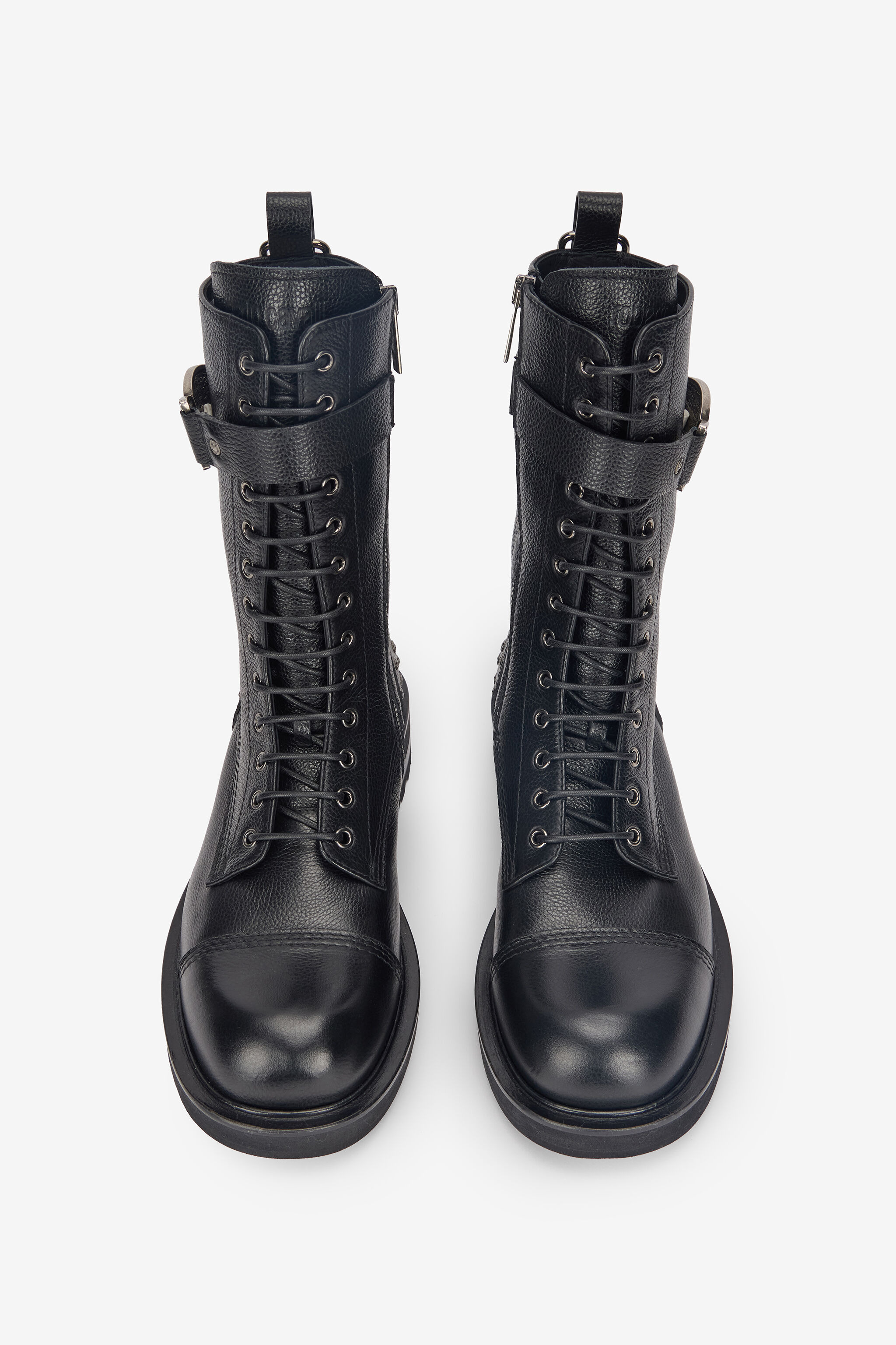 Combat Boots With RC Monogram Detail - 6