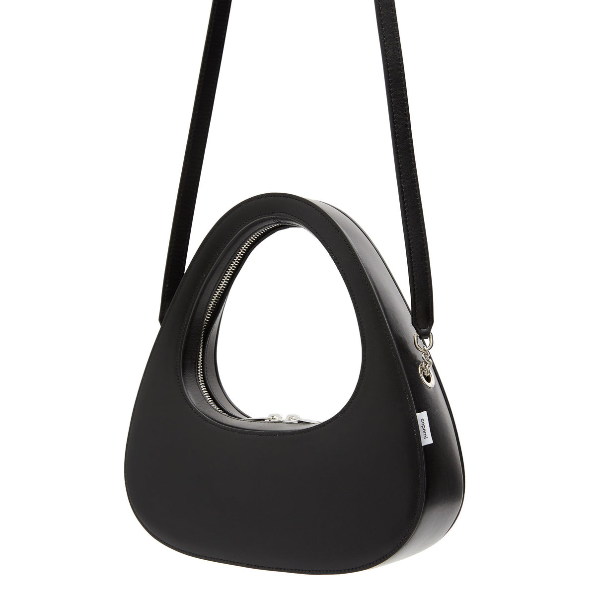 CROSSBODY BAGUETTE SWIPE BAG (BLACK) - 4