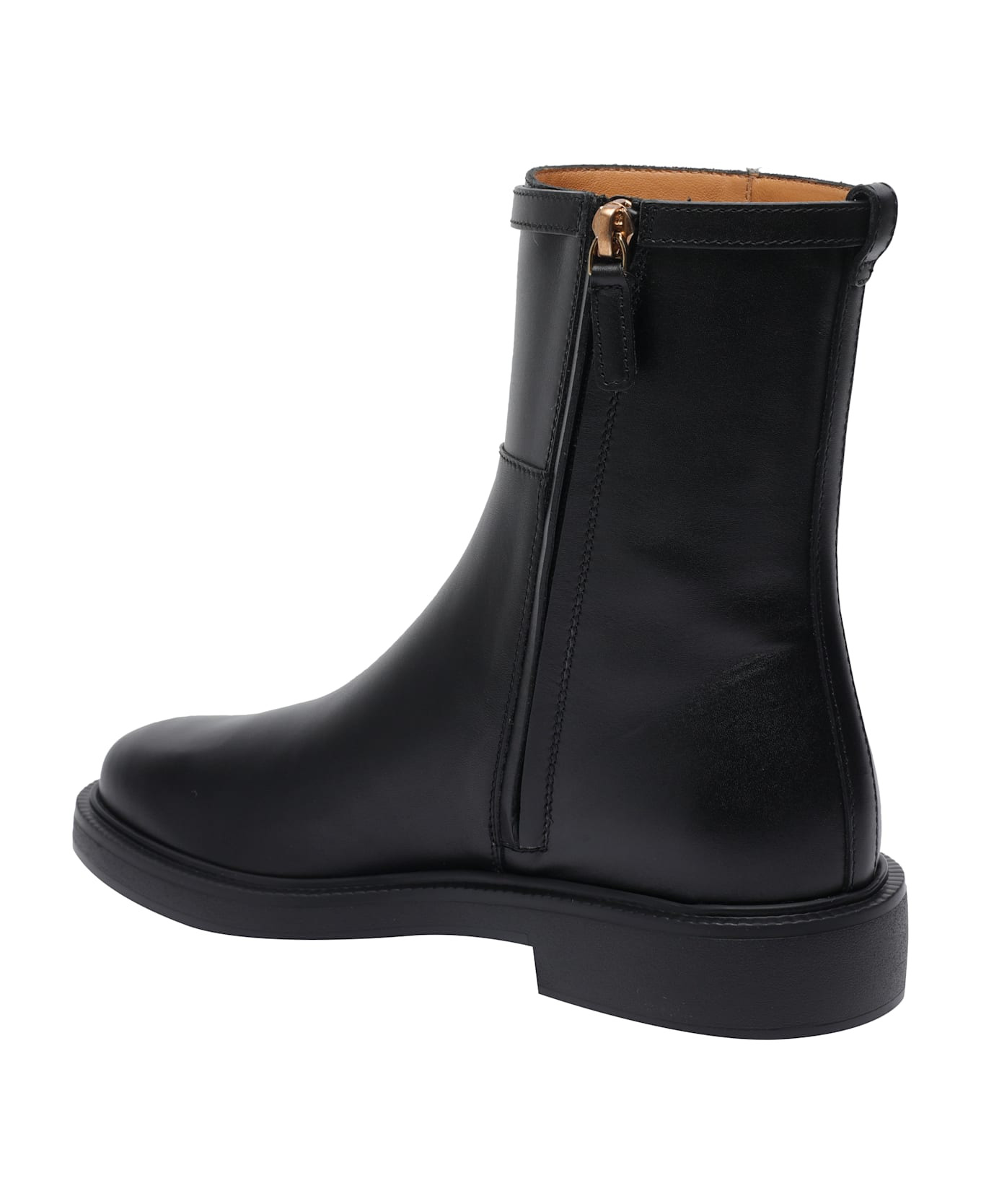 Leather Booties - 4
