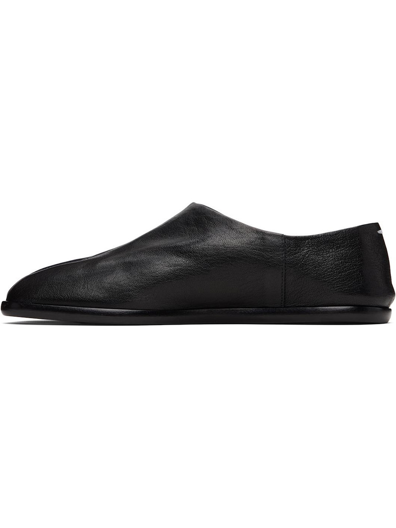 Maison Margiela Black Tabi Babouches Loafers outlook