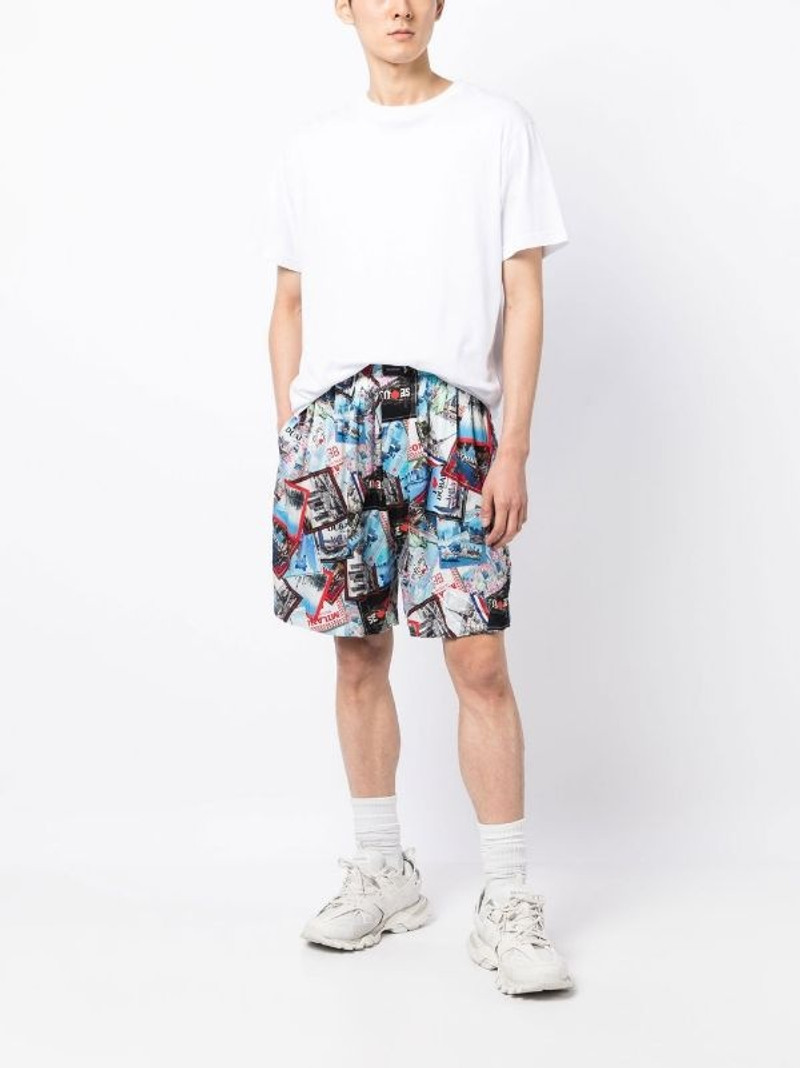 BALENCIAGA BALENCIAGA Pyjama Shorts Multicolor outlook
