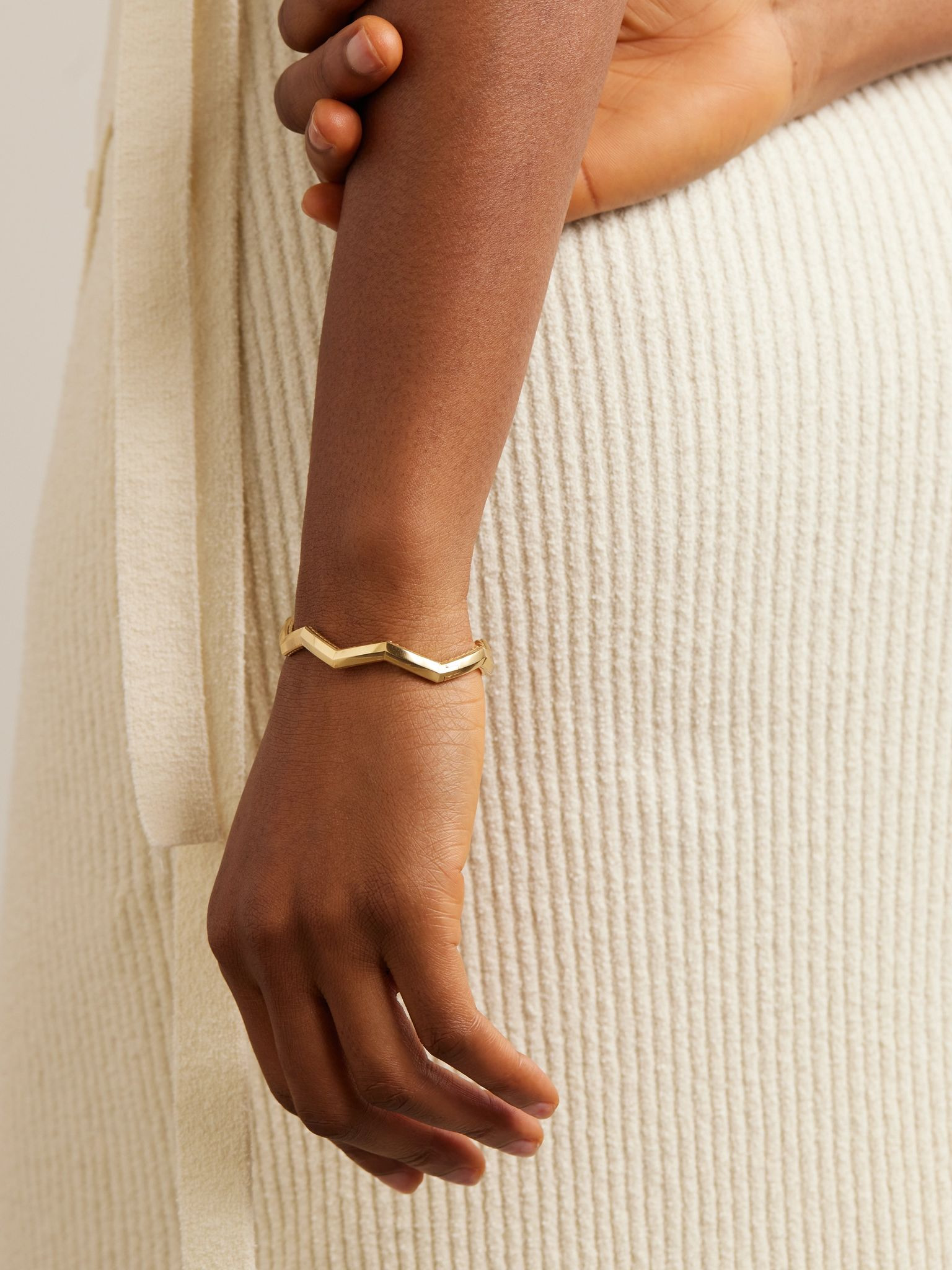 Stax 18-karat gold cuff Gold - 2