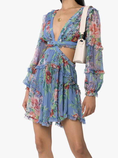 Zimmermann Bellitude cutout floral-print dress outlook