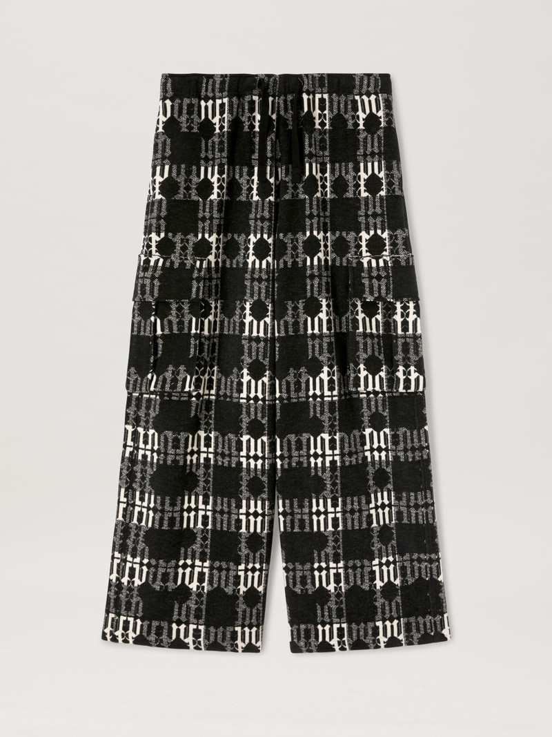 CHECK MONOGRAM PANTS 1