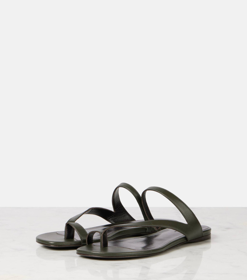 Aimee leather slides 4