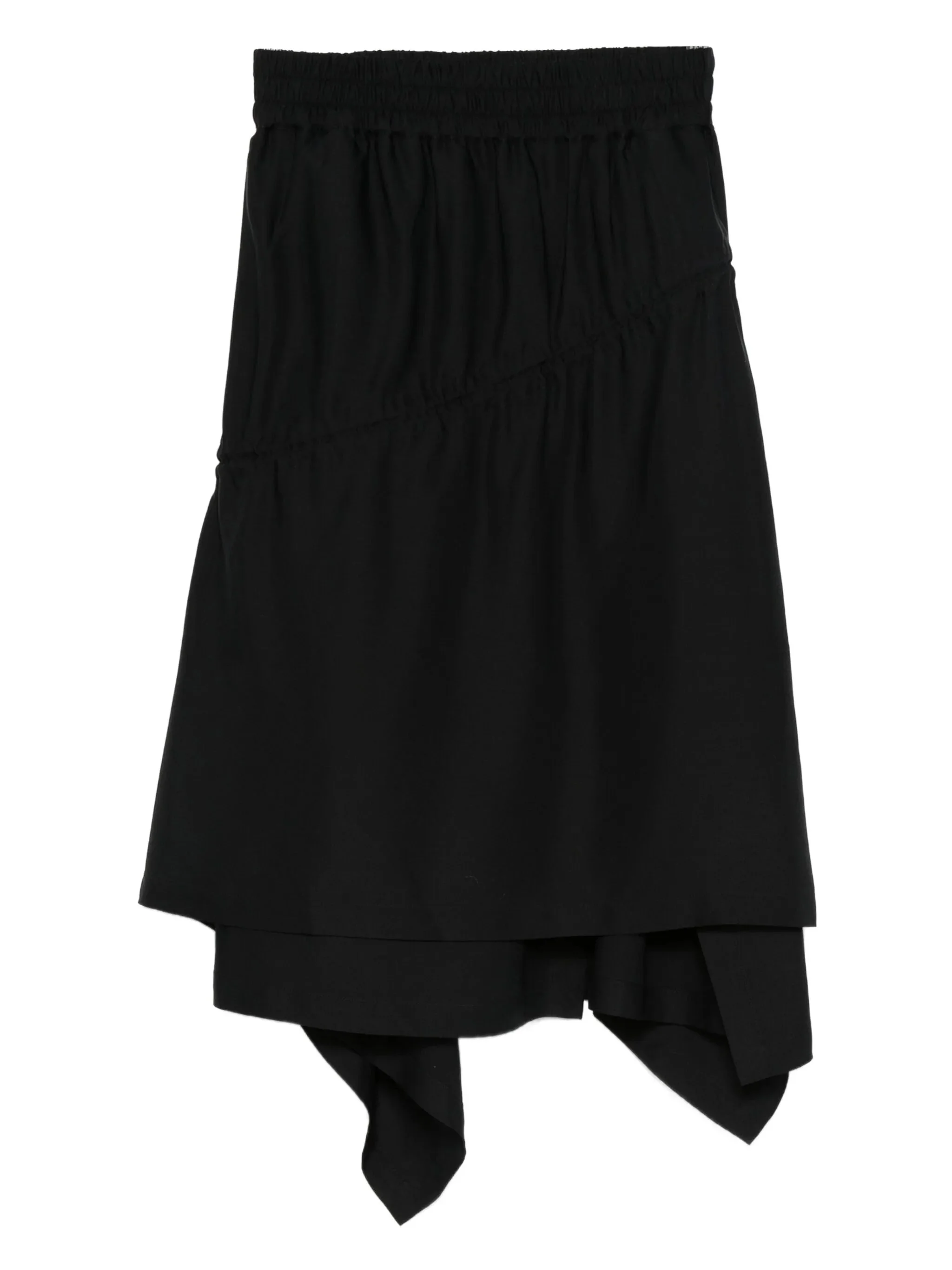 Y-3 Twill Asymmetrical Midi Skirt - 1