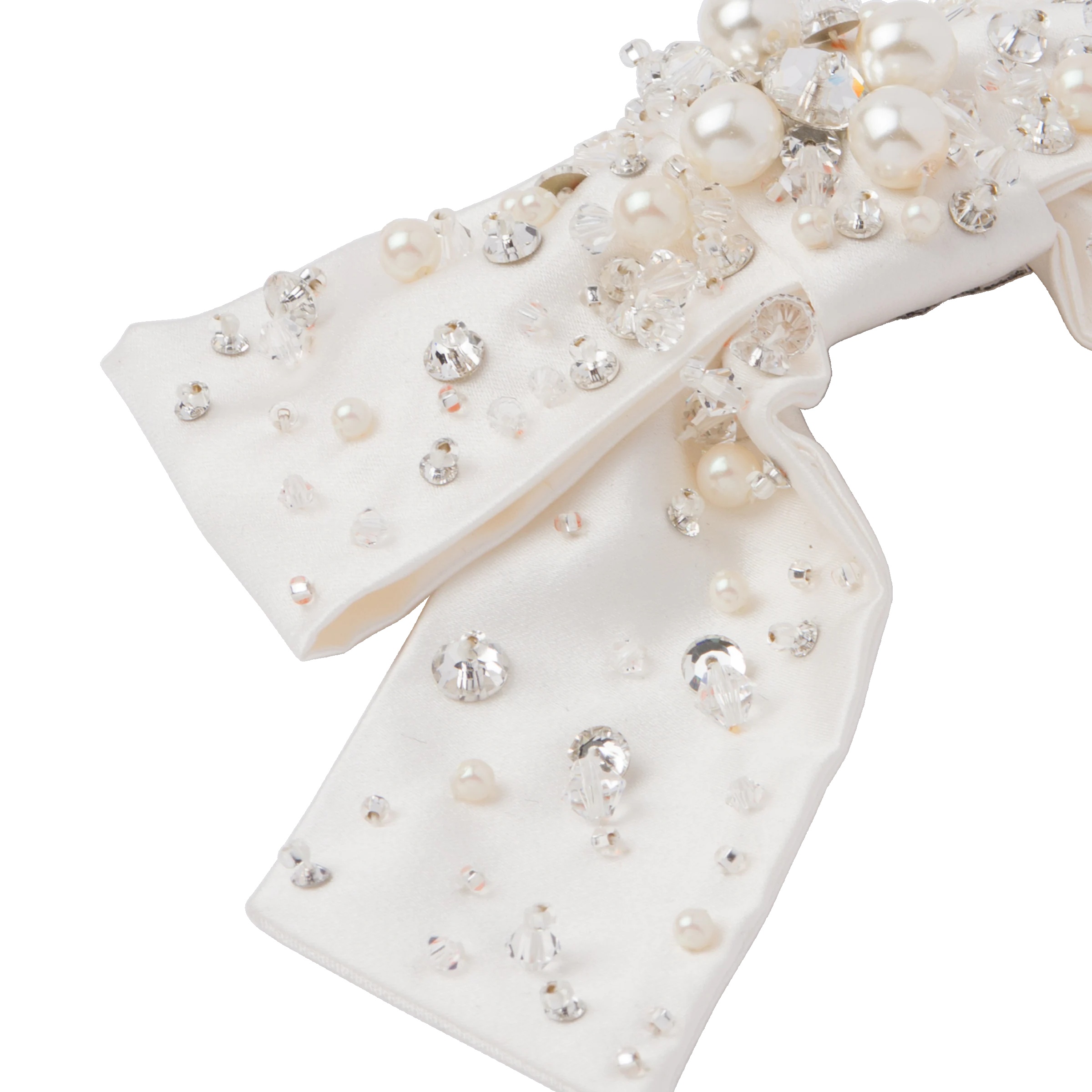 Silk satin hair clip - 2