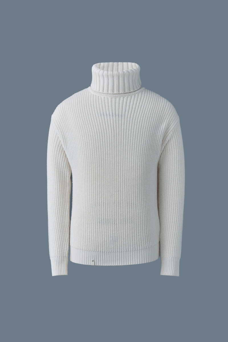 ASTOR-WM Rib Knit merino wool sweater 1