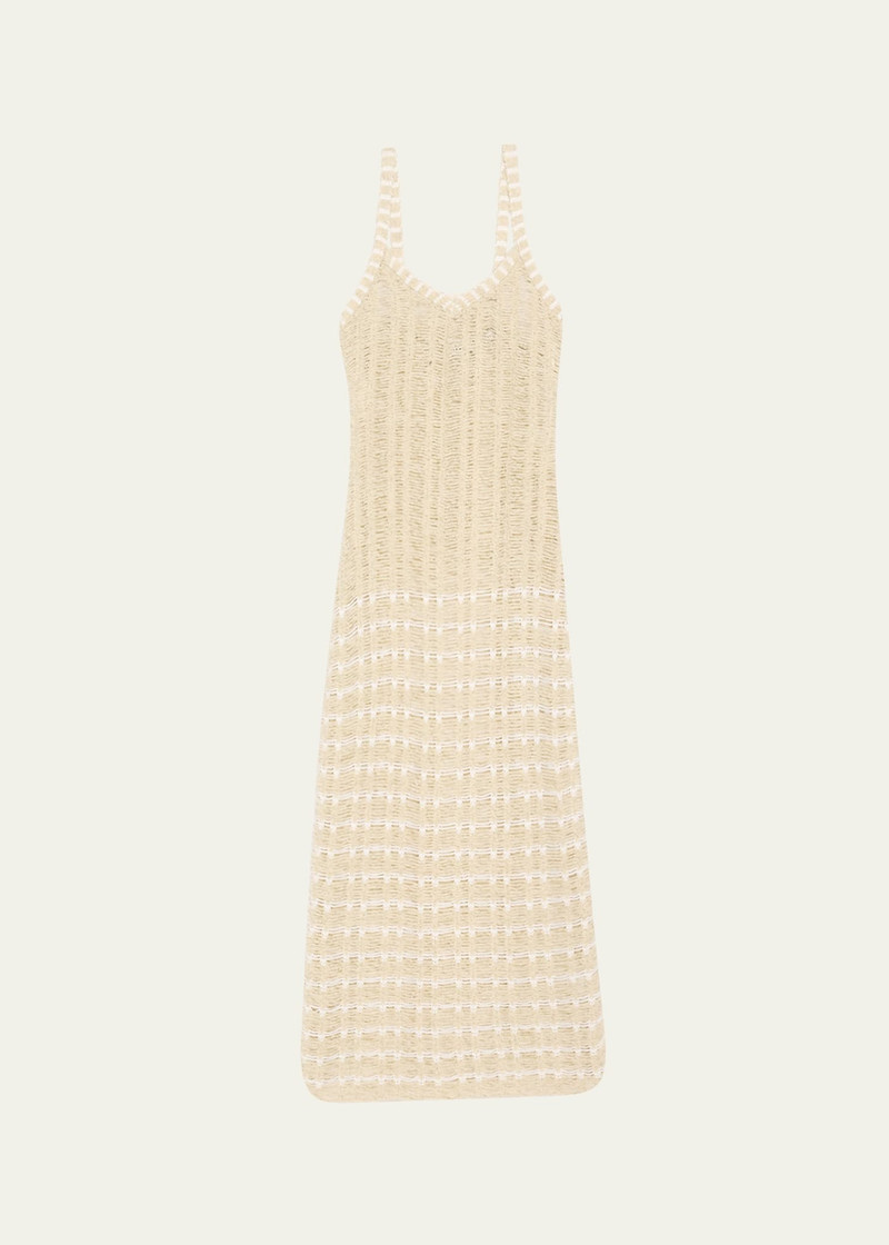 Libania 얼음 줄무늬 Knit 드레스 - 1