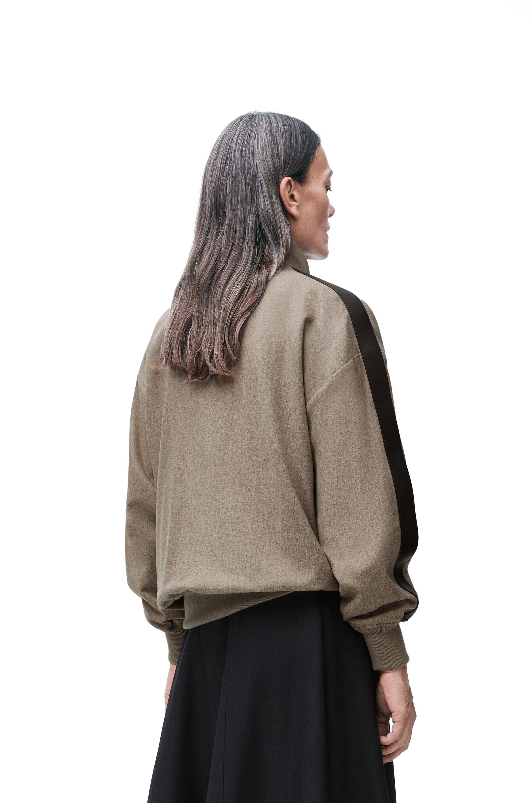 Tracksuit jacket in wool and cashmere - 4