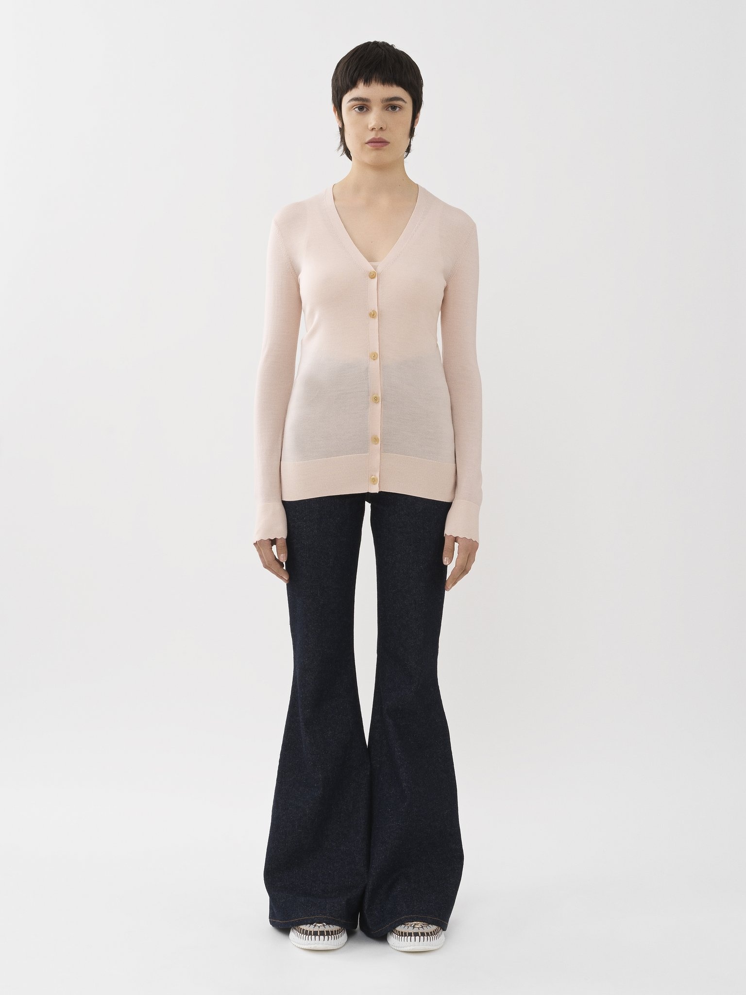 V-NECK CARDIGAN - 4