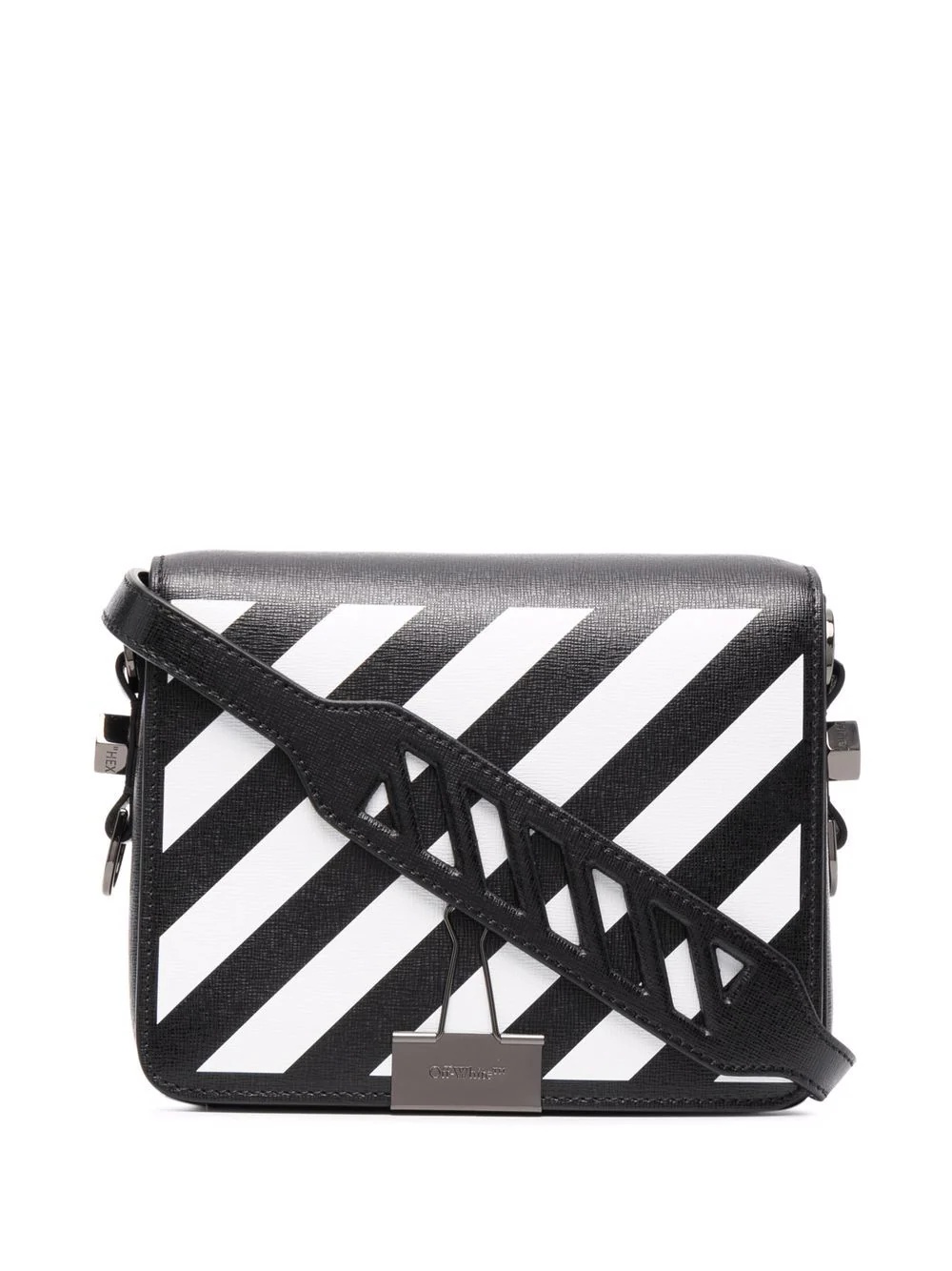 Off-White c/o Virgil Abloh Diag Printed Zipped Shoulder Bag