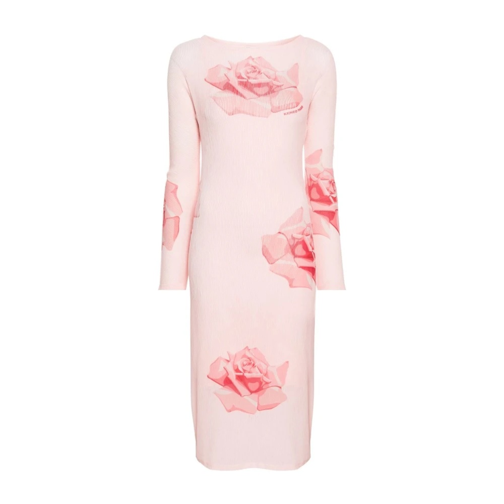 KENZO FLORAL PRINT PLISSÉ DRESS | miinto | REVERSIBLE