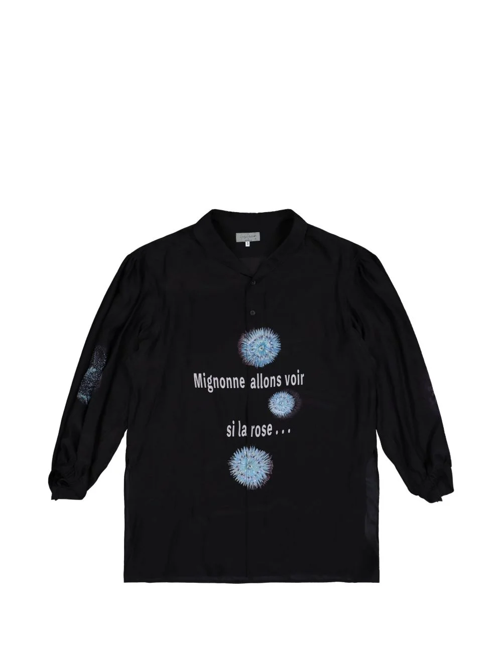 Sea-motif silk shirt - 1