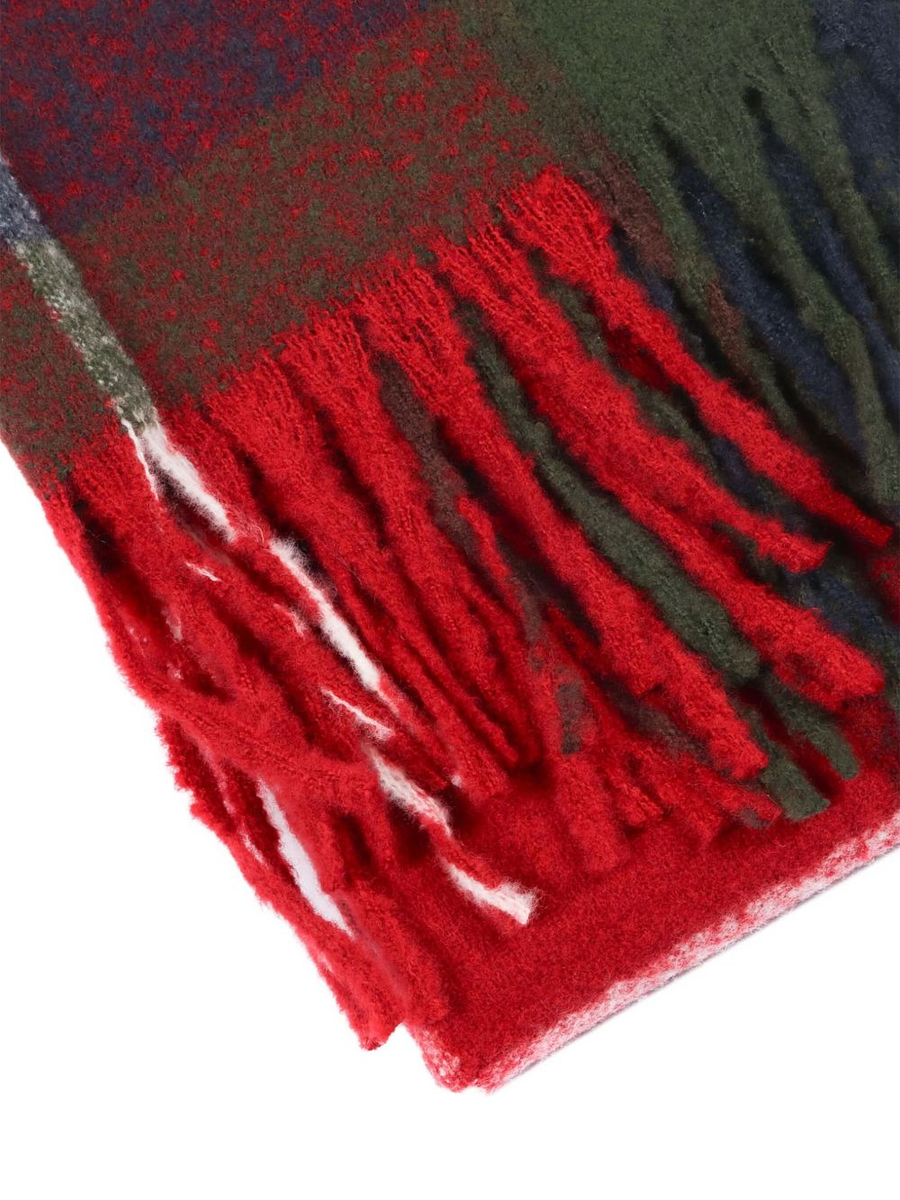 Deanna tartan-fringed scarf - 2