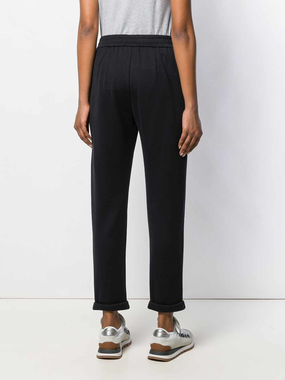 Brunello Cucinelli Women Cotton Tracksuit Bottoms - 4