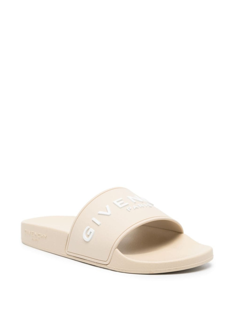 Givenchy logo-embossed slides outlook