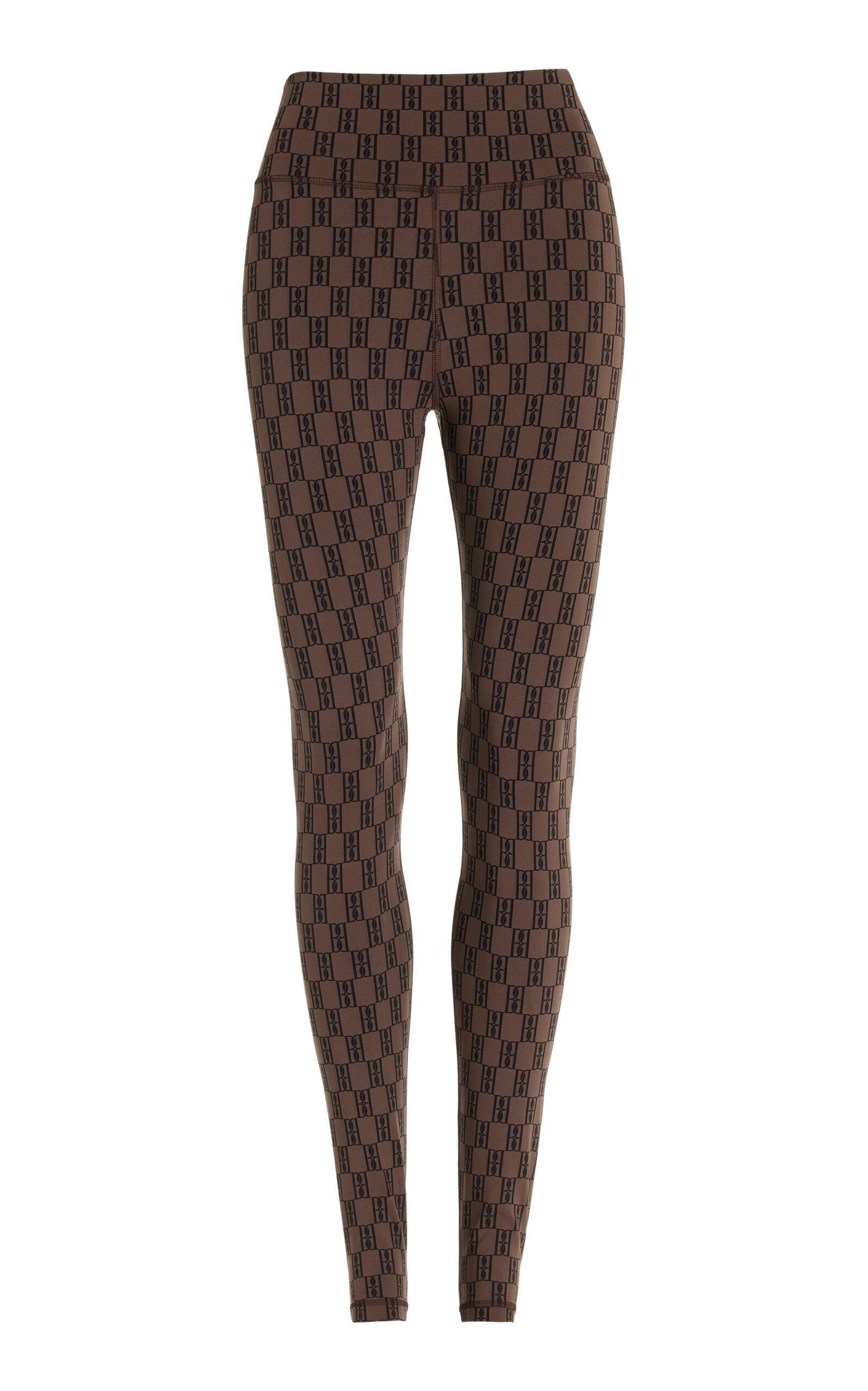 Polene Logo-Knit Leggings brown - 1