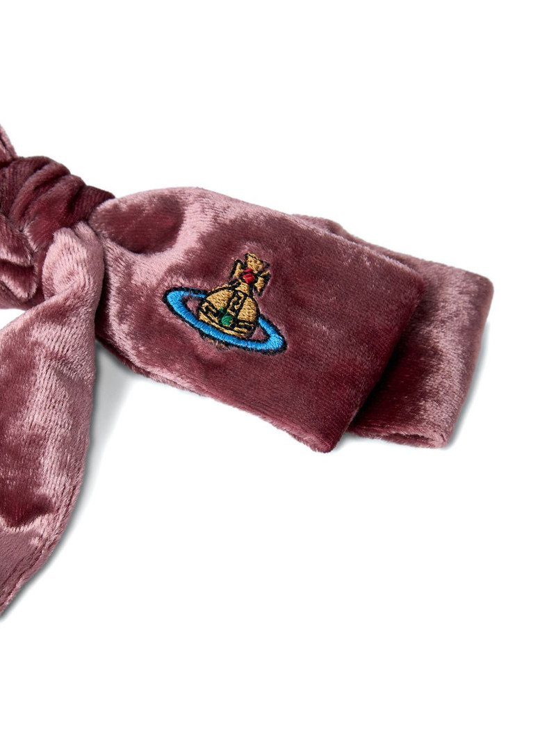 bow-shaped Orb-logo hair clip 4