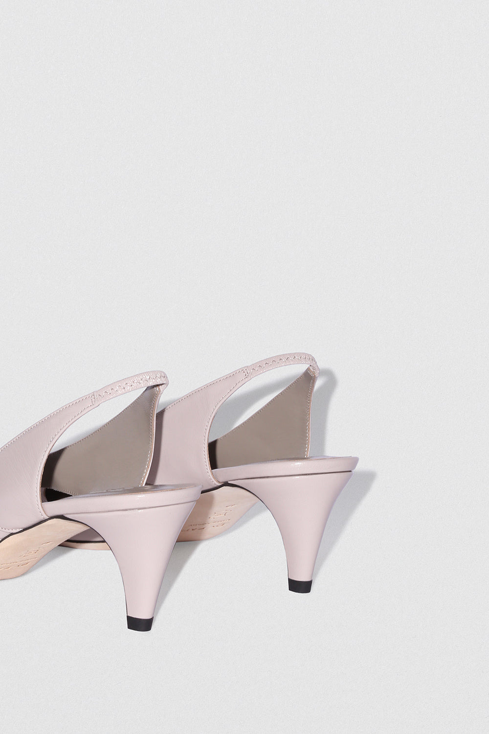 Runa Fossil Glossed Nappa Leather Slingback Pump - 4