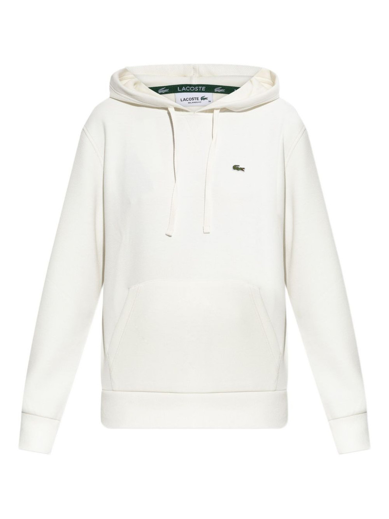 embroidered-logo hoodie 1