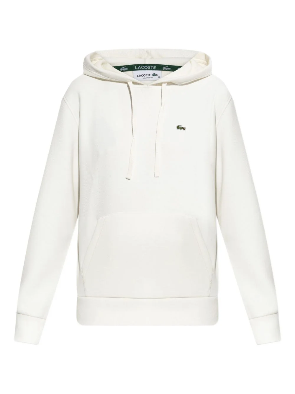 embroidered-logo hoodie - 1