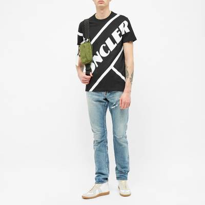 Moncler Moncler Stripe Logo Tee outlook