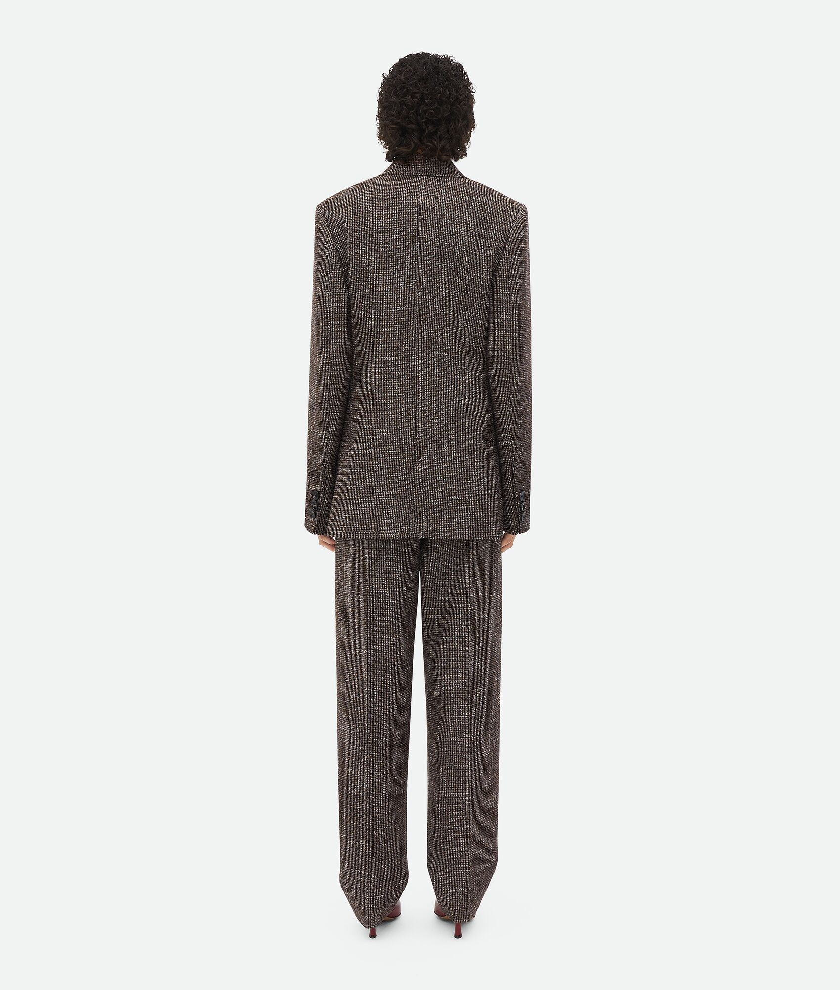 Wool And Cotton Pied De Poule Jacket - 3