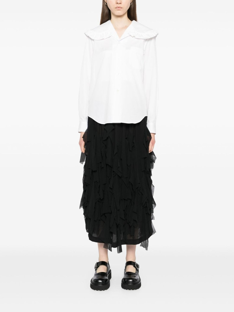 Comme des Garçons GIRL frill wide-collared shirt outlook