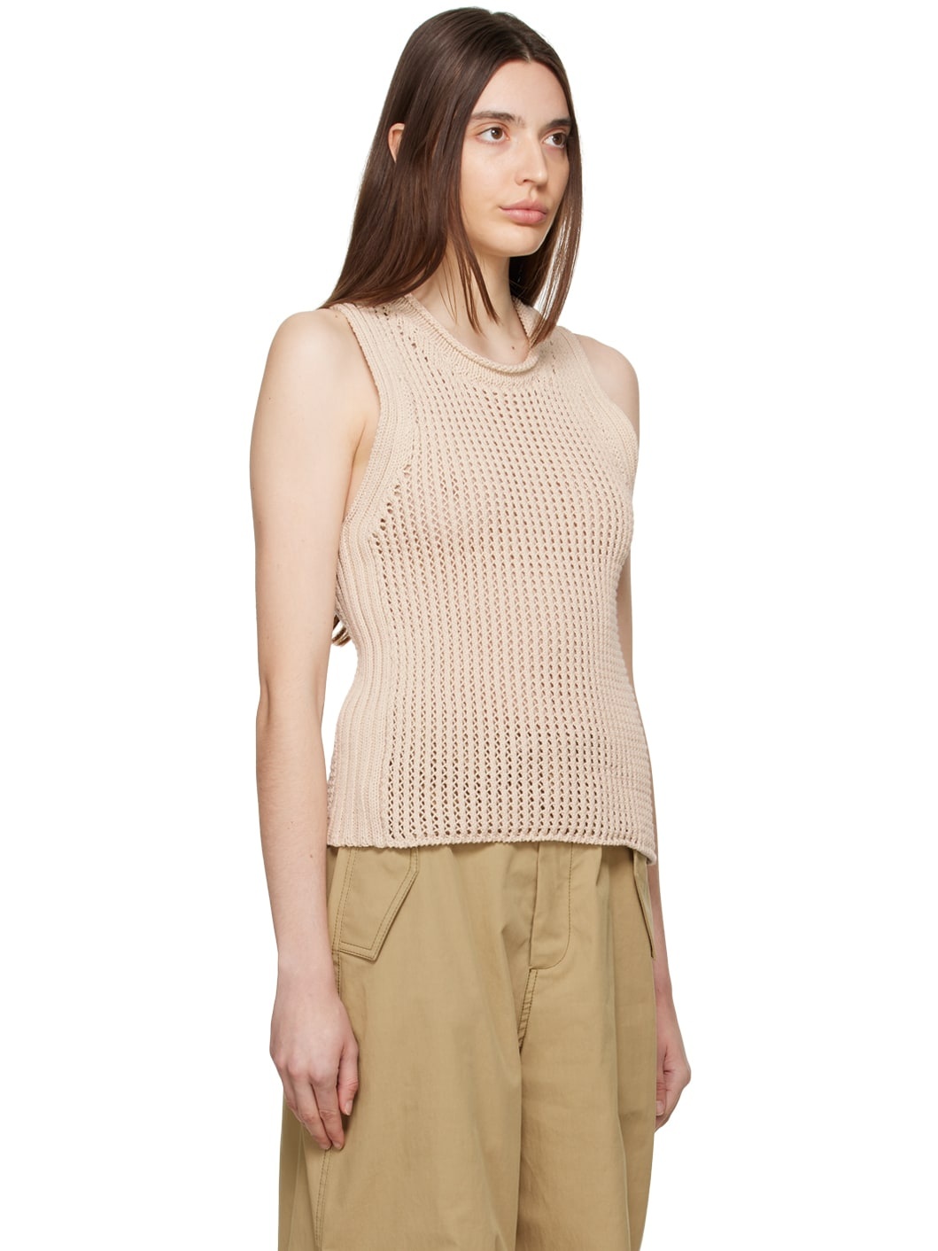 Off-White Grid Tank Top - 2