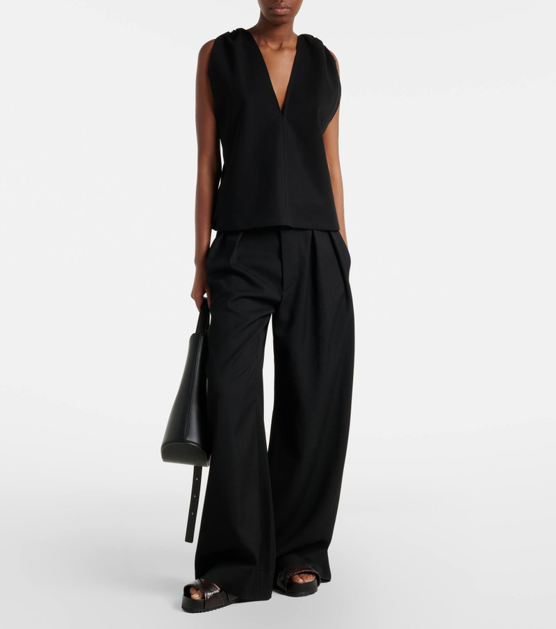 Plan C Cotton crêpe top outlook