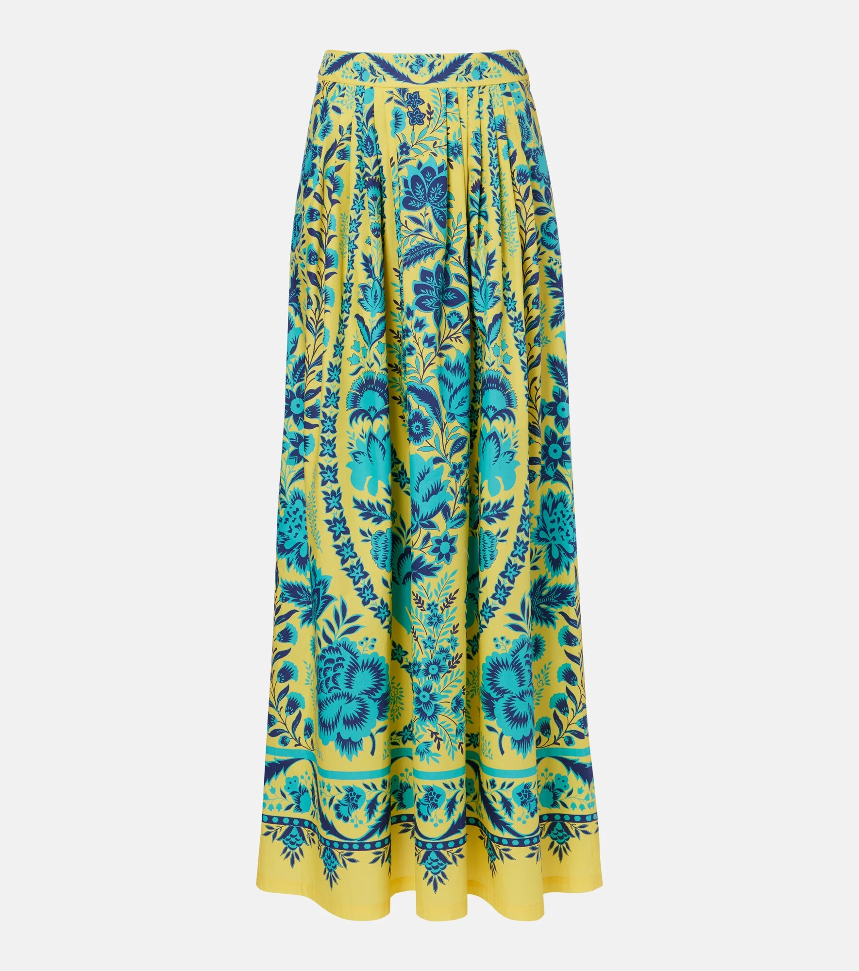 Printed cotton maxi skirt - 1