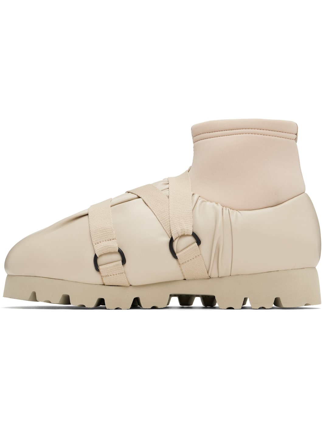 Beige Camp Mid Sneakers - 3