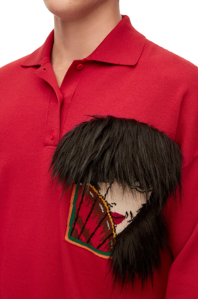 Witch of the Waste polo sweater in wool 5