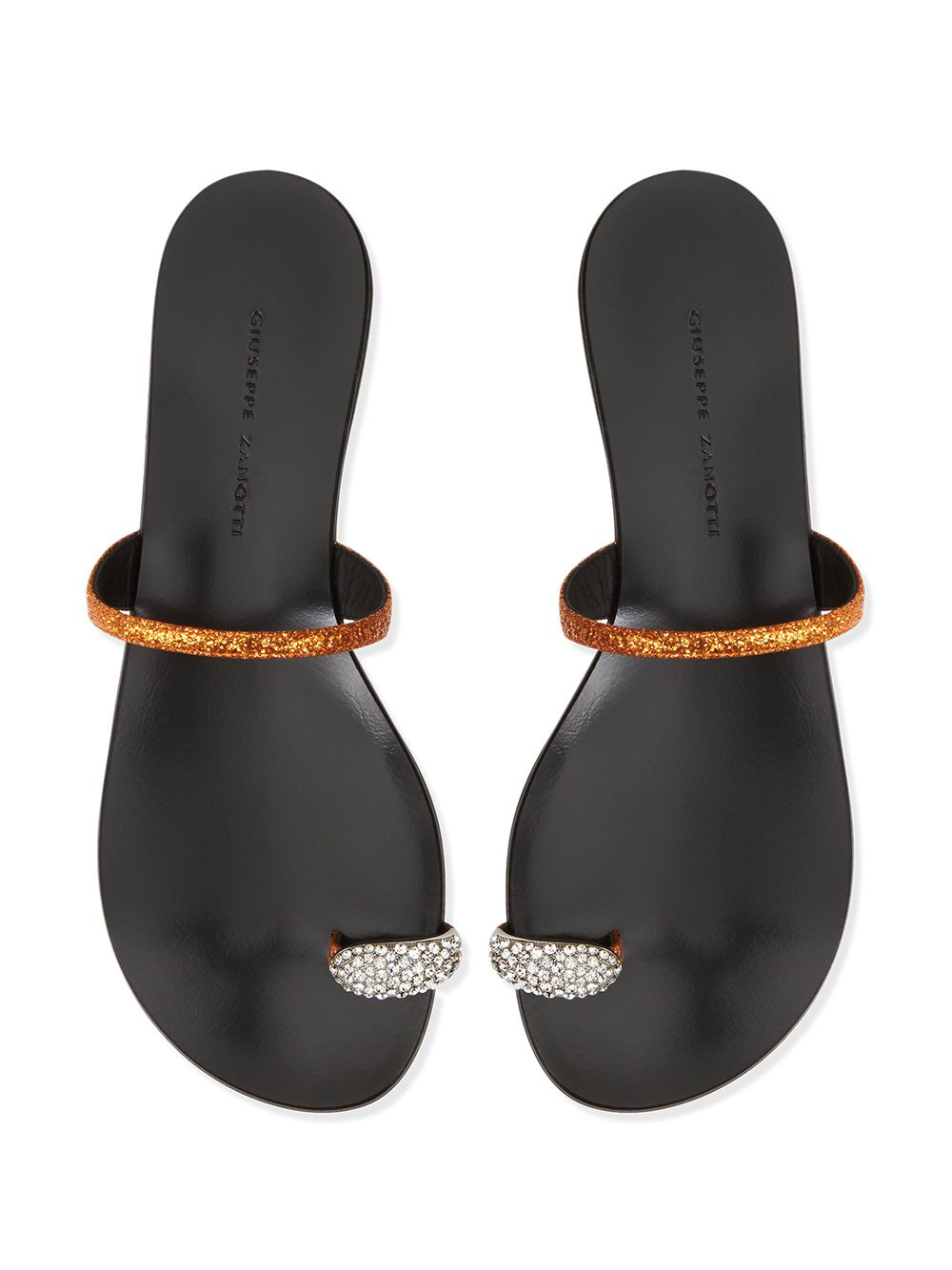 Ring toe strap sandals - 4