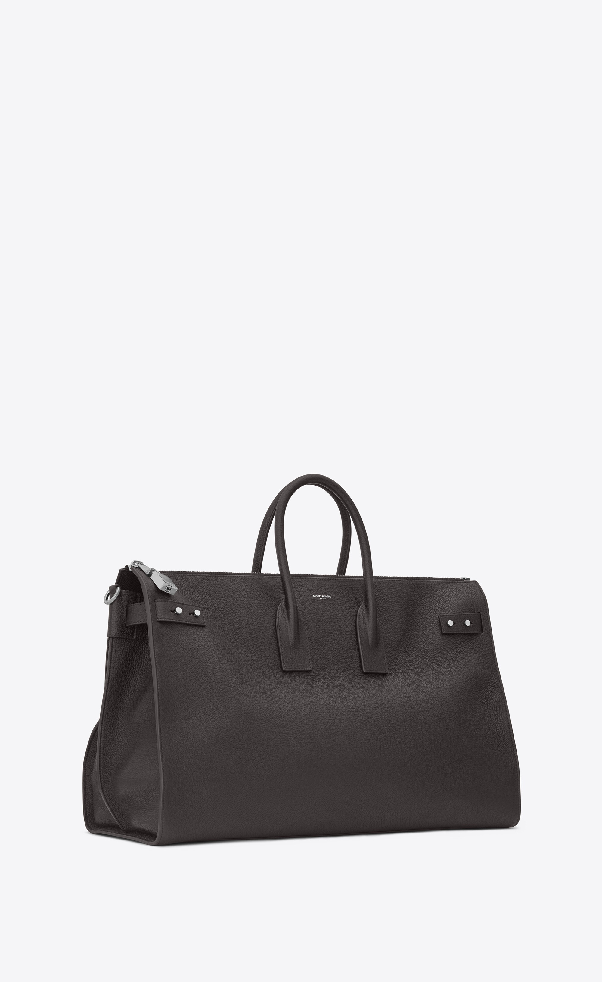 sac de jour 48h duffle bag in grained leather - 5