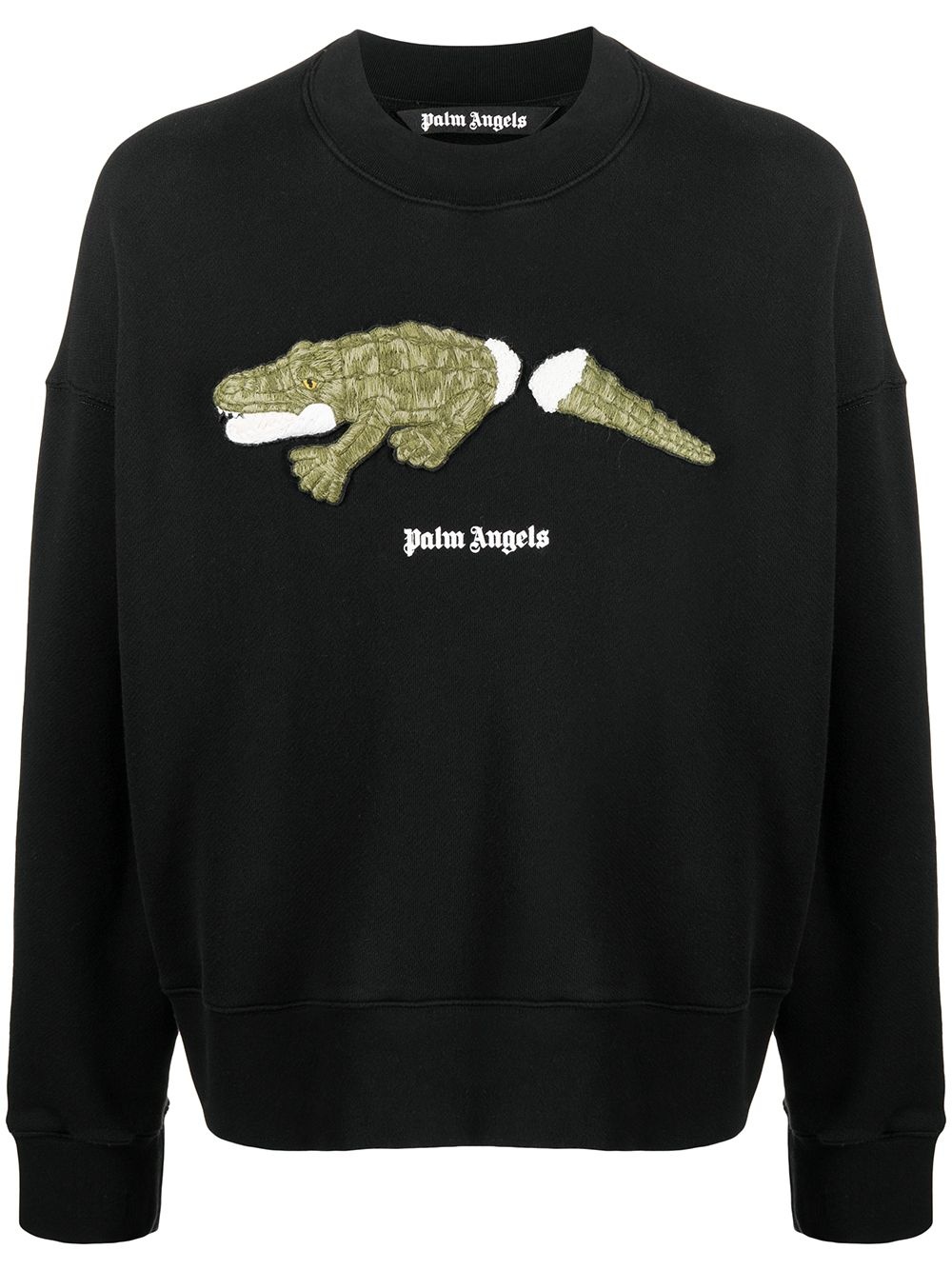 Croco crewneck sweatshirt - 1