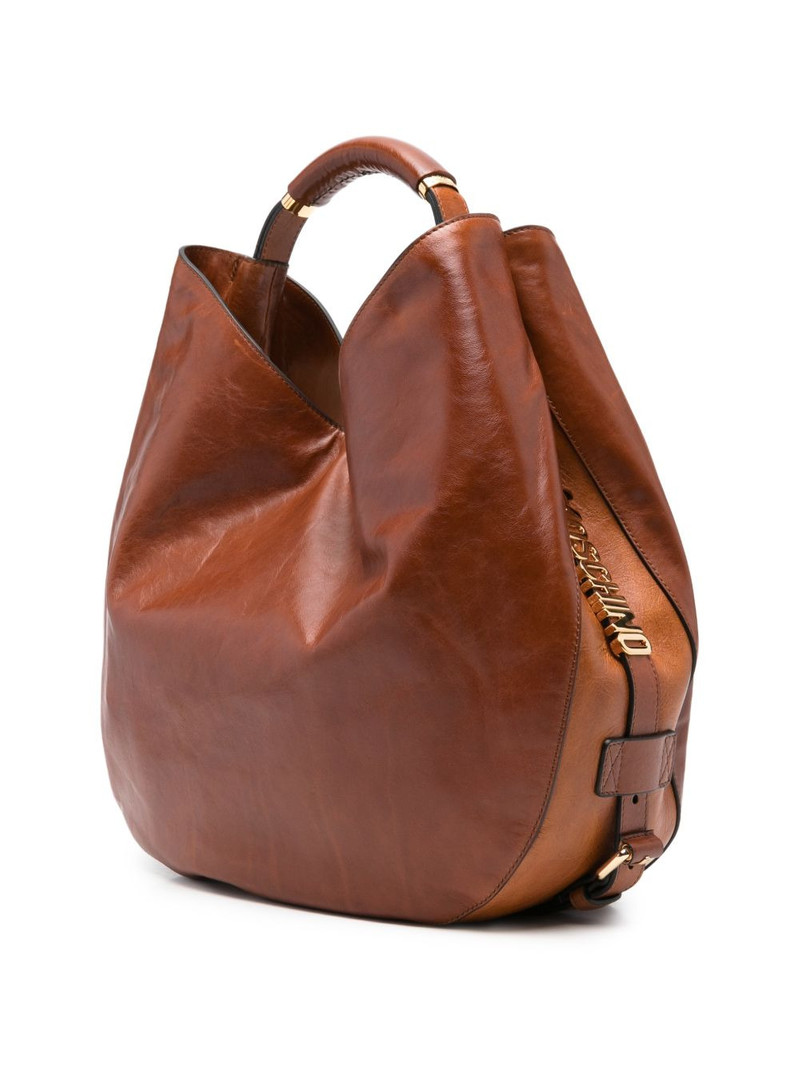 handle leather shoulder bag 3