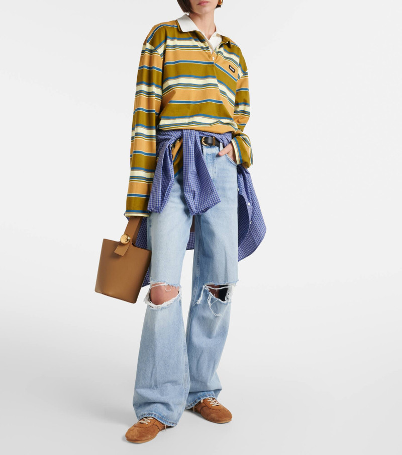 Citizens of Humanity Ayla distressed mid-rise wide-leg jeans outlook