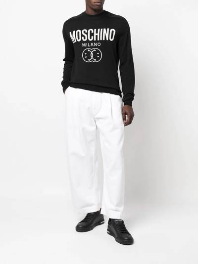 Moschino logo-print jumper outlook