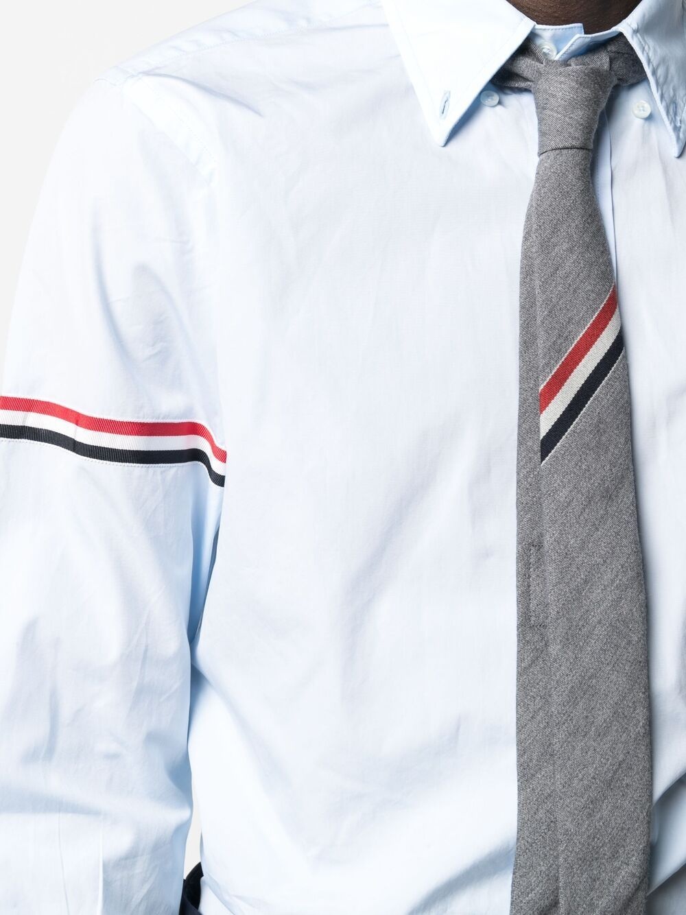 RWB-stripe long-sleeve shirt - 5