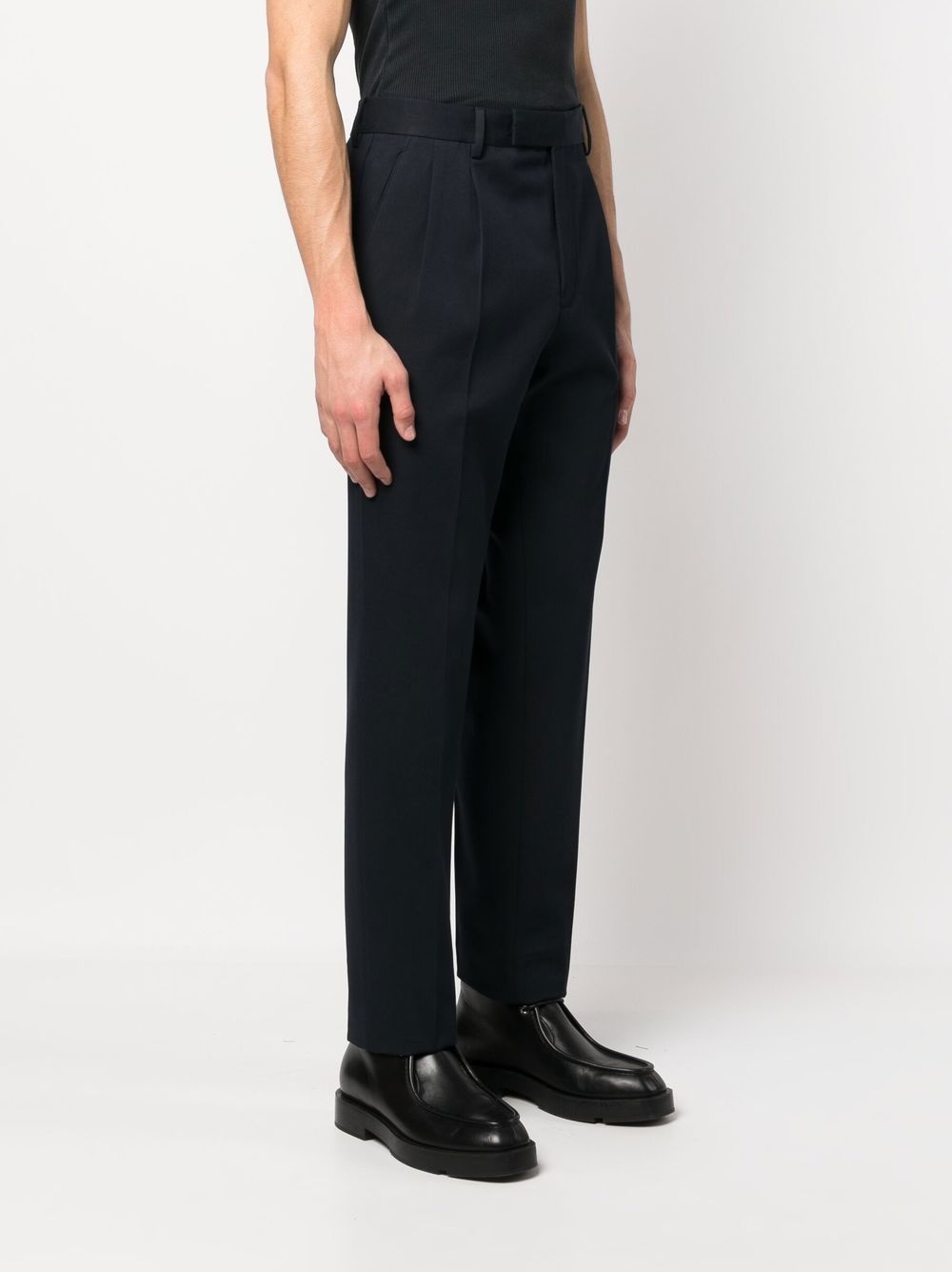 straight-leg tailored trousers - 3