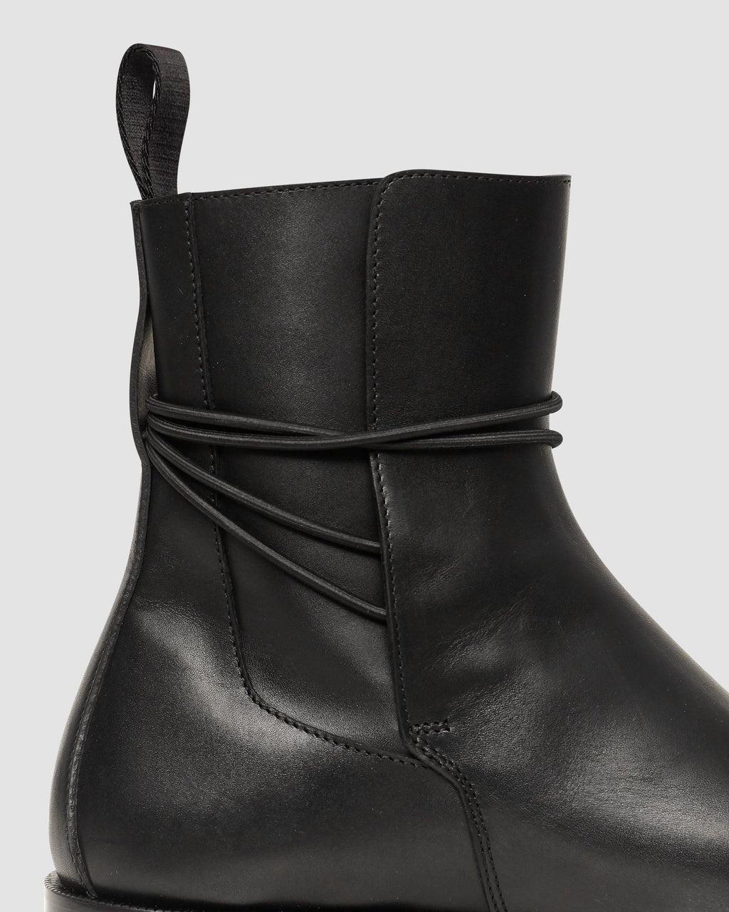LOW BUCKLE BOOT WITH LEATHER SOLE - 7