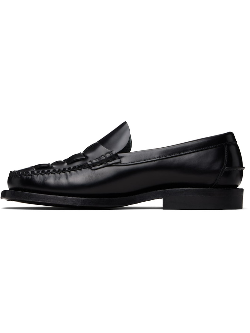 HEREU Black Nombela Loafers outlook