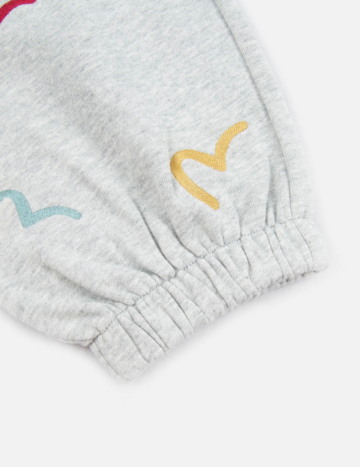 ALLOVER MULTI-COLOR SEAGULL EMBROIDERY SWEATPANTS - 8