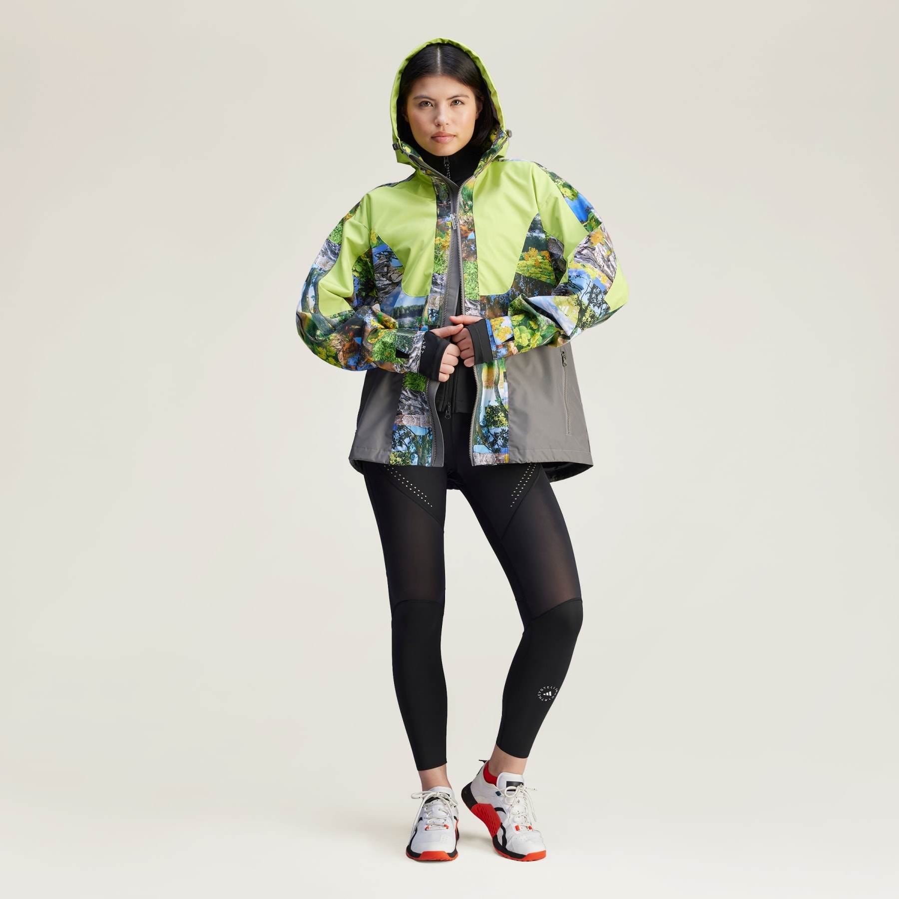 adidas by Stella McCartney TrueNature Earth Collage Backpack Jacket - 4